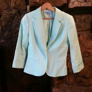 Antonio Melani tiffany blue blazer