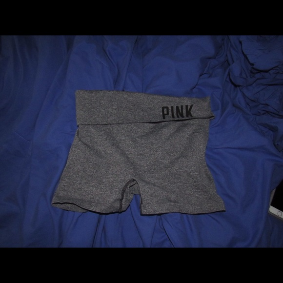 Pink spandex shorts