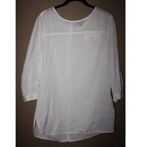 Gap cream dress top / blouse