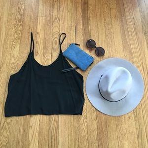 Brandy Melville black crop tank