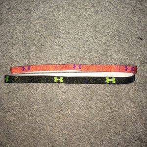 Three Under Armour headbands.