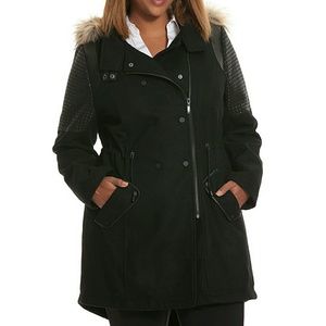 Faux Wool Coat