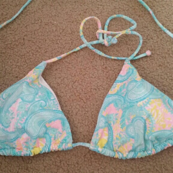 Victoria Secret paisley large bikini top