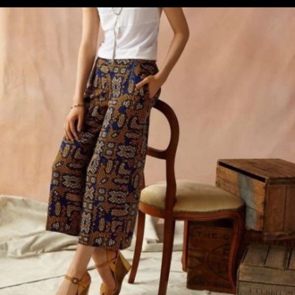 SOLD Anthropologie Cartonnier Culottes size 6