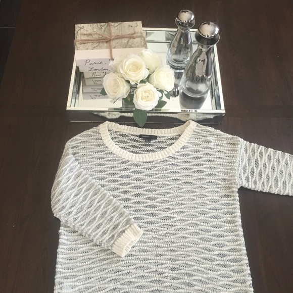 Classy white & silver Mango Suit Top!