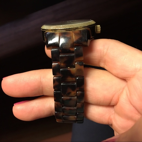 Michael Kors Ritz Azrylic Tortoiseshell watch