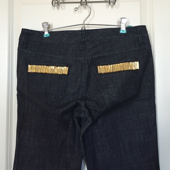 The Limited jewel-embellished jeans