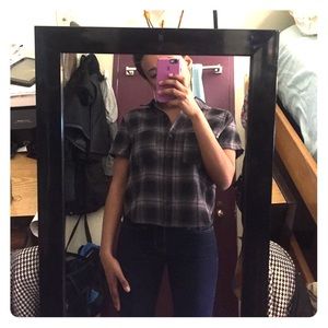 Forever 21 Plaid Crop Top