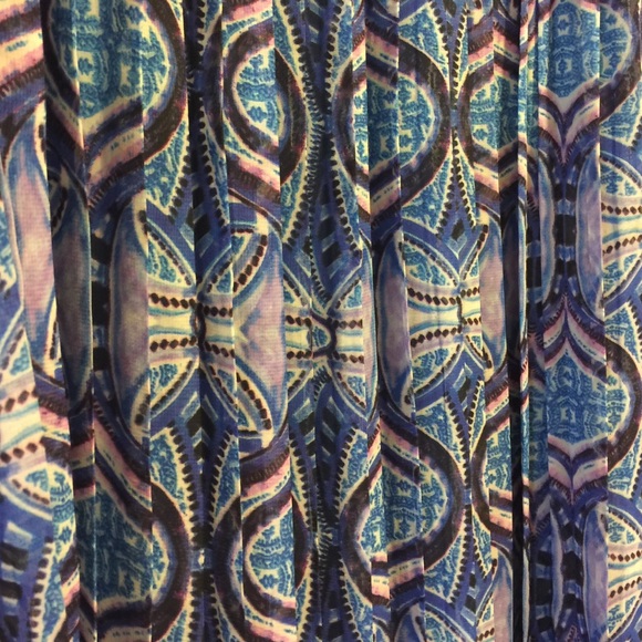 Sabine purple printed maxi skirt - Picture 3 of 4