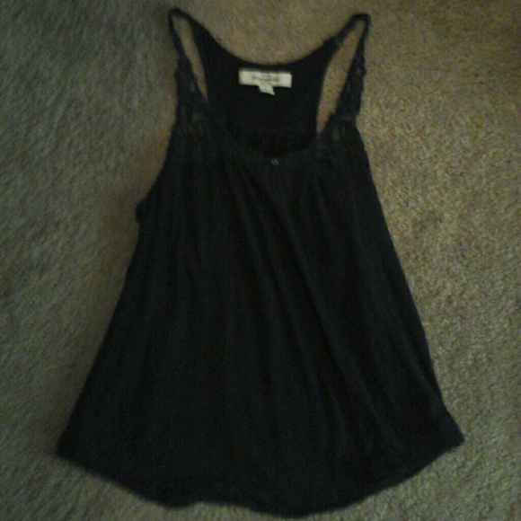 Abercrombie Navy Blue lace Tank
