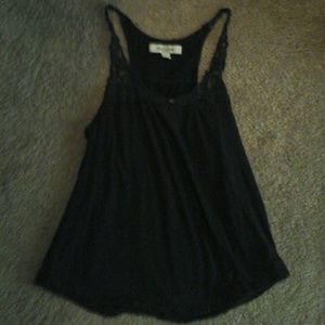 Abercrombie Navy Blue lace Tank