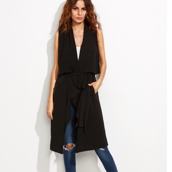 Primi Tops - 🎉SALE🎉NWT Trench Vest w/Tie Waist
