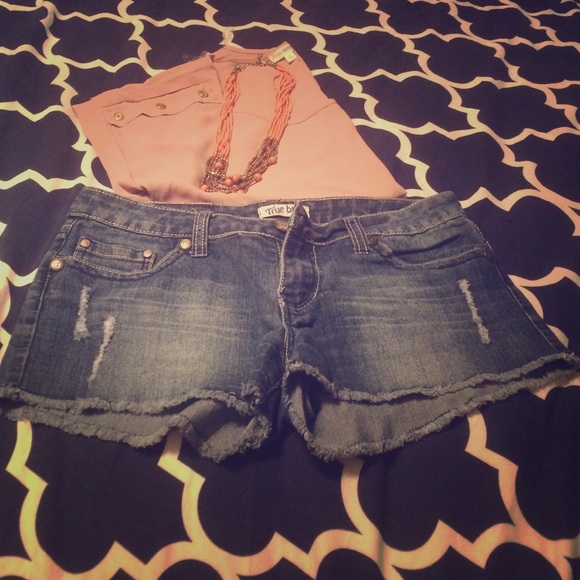 True Bliss Jean Shorts