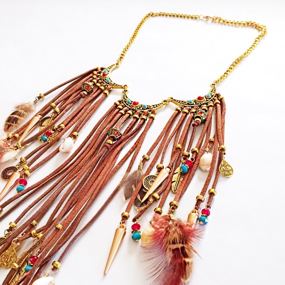 • Boho Chic Necklace • - Picture 2 of 2