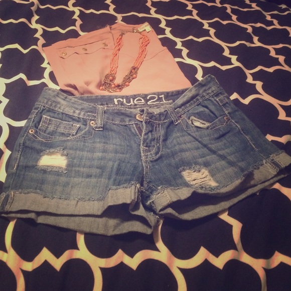 Rue 21 blue jean shorts