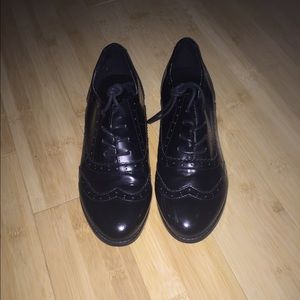Black oxfords