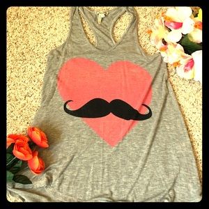 Pacsun mustache tank
