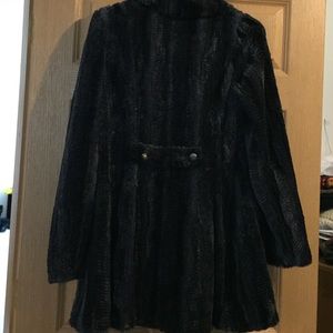 Free People Faux Fur Coat