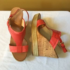 Coach wedge shoes