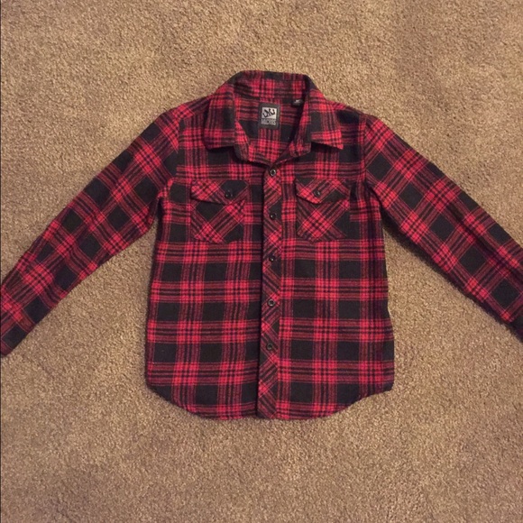 Kids boys flannel
