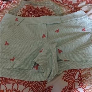 J Crew seersucker shorts