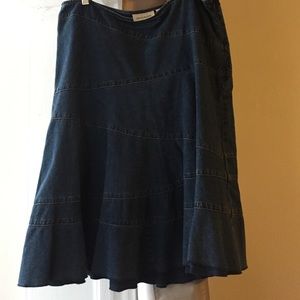 DKNY denim skirt