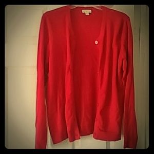 Merona XL red cardigan!