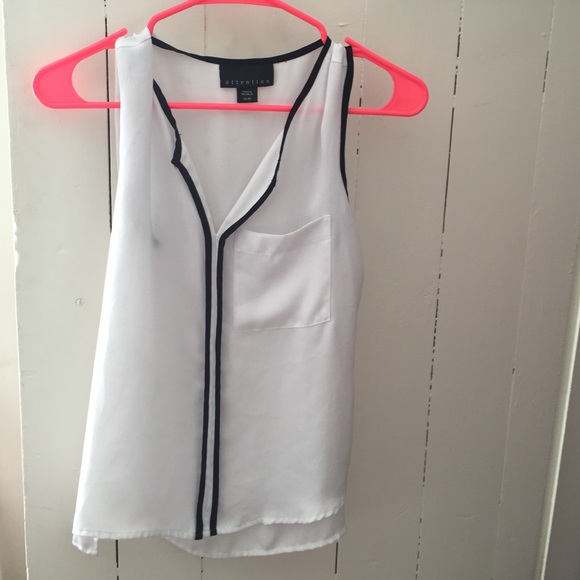 White tank top