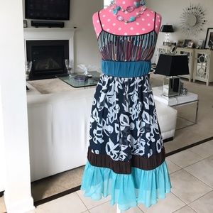 Max & Cleo party cocktail boho chic dress NEW