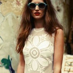 free people pink New Romantics dress