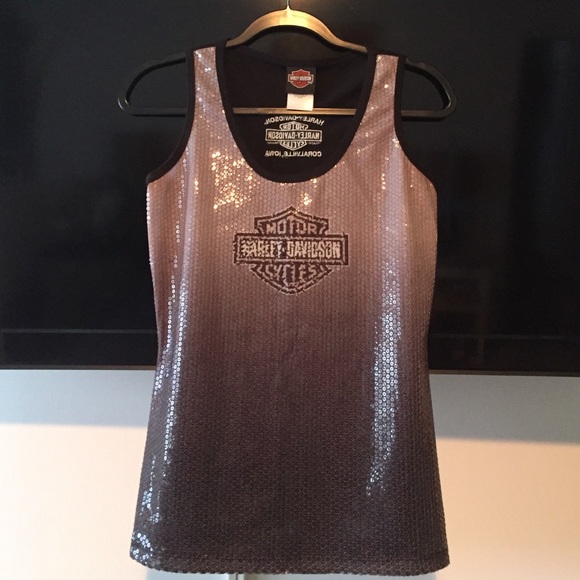 Harley Davidson CUTE Ombre Tank Top *WORN ONCE*