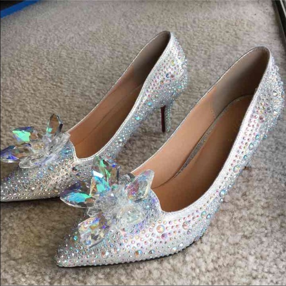 READ BIO❗️Prom Crystal bedazzled heels