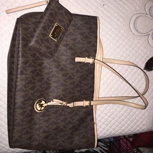 MK tote and the wallet