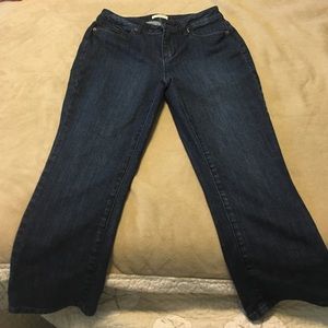 Coldwater Creek denim Capri pants. Size 4