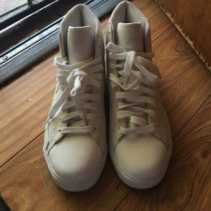 White Nike Blazers! *Read Description*