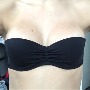 Bandeau push-up swim top