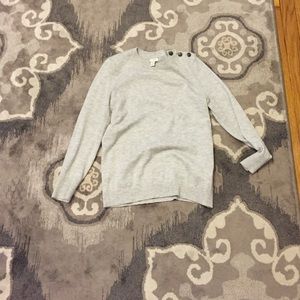 J.crew grey sweater medium