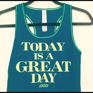 Ribbed Workout Motivational Tank
