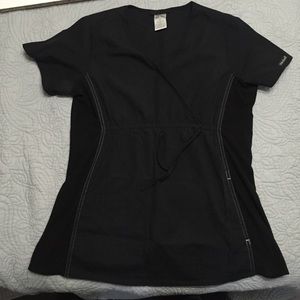 Black Maternity Medical Scrub Set