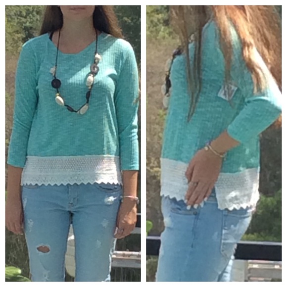 Mint Knit Top - Picture 2 of 4