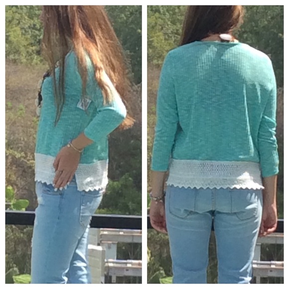 Mint Knit Top - Picture 3 of 4