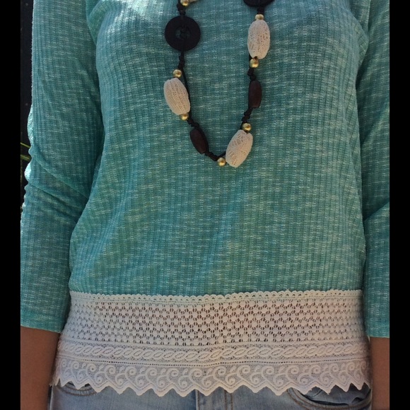 Mint Knit Top - Picture 4 of 4