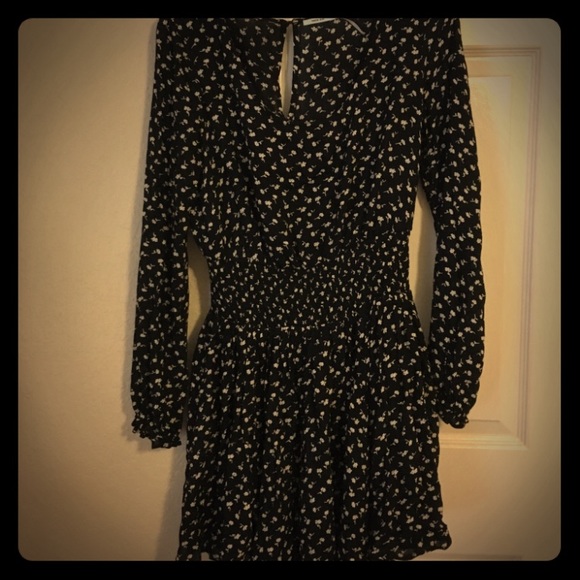 Dress cinched at the waist