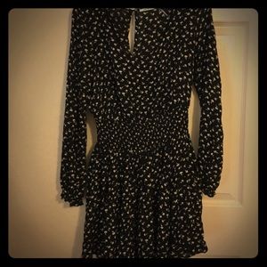 Dress cinched at the waist