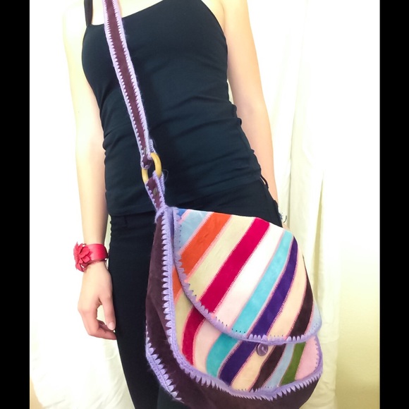 NWOT Boho Chic Shoulder Bag Handmade in S. America
