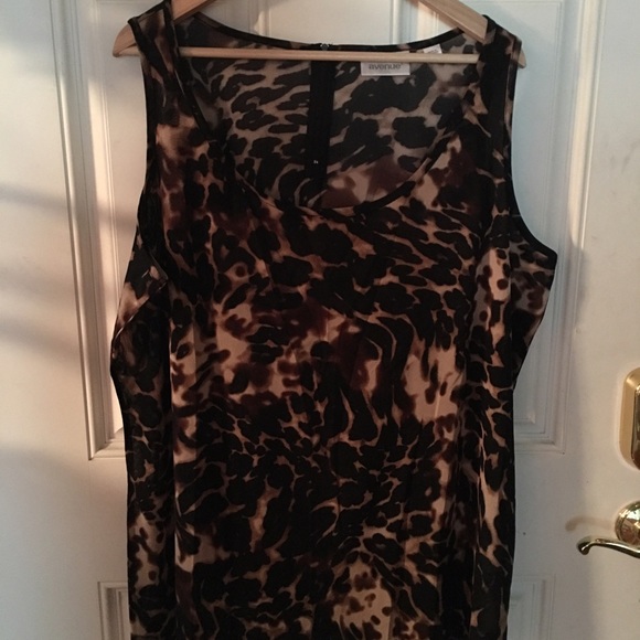 Animal print tank top size 22/24.