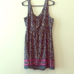 Floral print Bohemian Spring dress