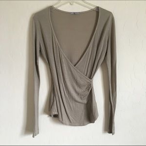 James Perse Wrap Top