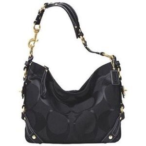 COACH CARLY SIGNATURE HANDBAG TOTE