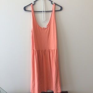 Weekend SALE Coral casual strapless dress